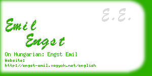 emil engst business card